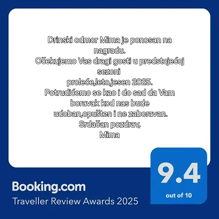 Apartment Drinski Odmor ,,mima,, 1 *